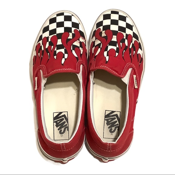 vans red drip